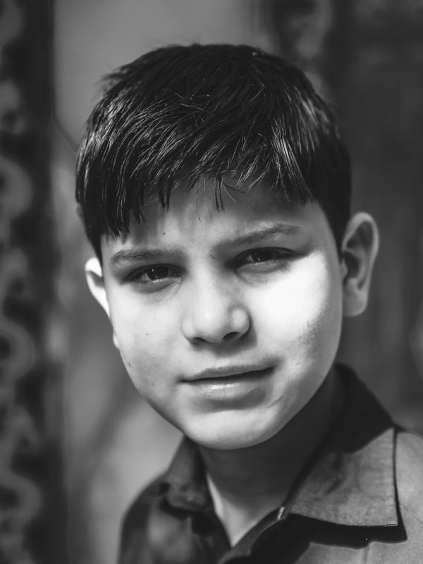 A young boy in Rawalpindi