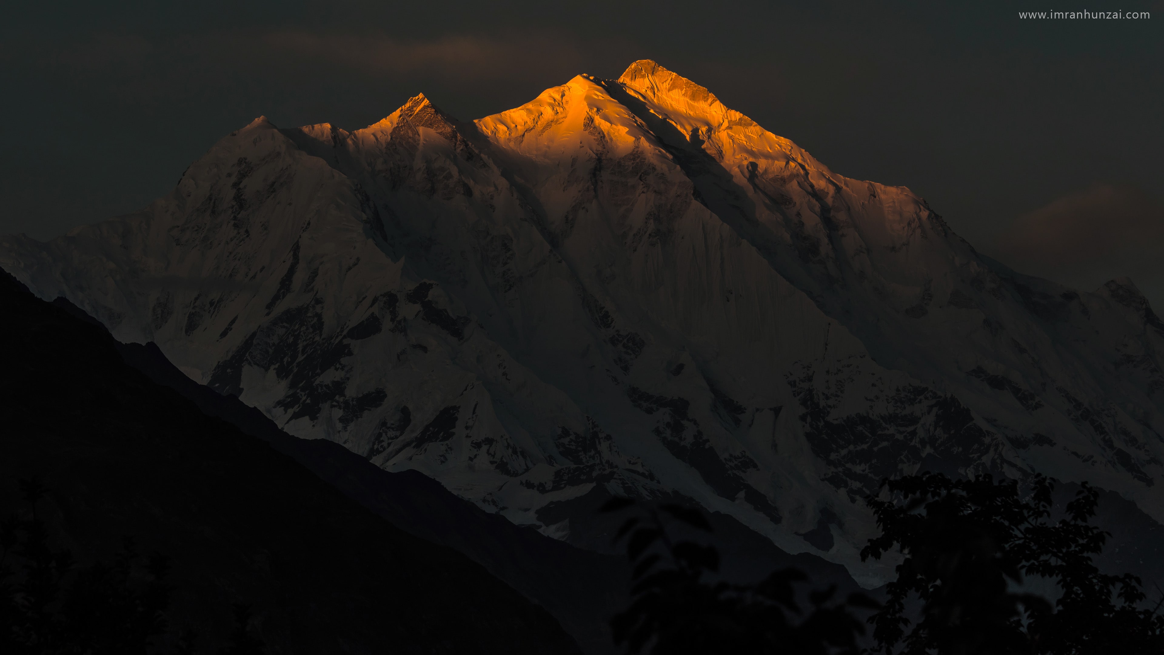 Rakaposhi Peak at Sunrise
